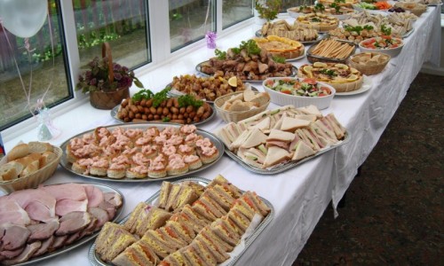 Various finger-food at a function
